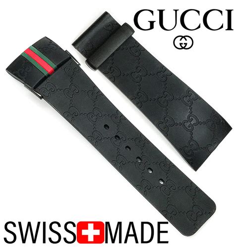 gucci watch rubber strap replica|gucci leather watch strap replacement.